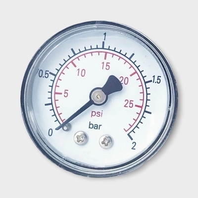 manómetro análogo montado parte posterior de presión de 40m m de la barra para uso general del indicador 2