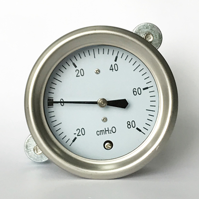 indicador de presión cero de la cápsula de 80 mmH2O