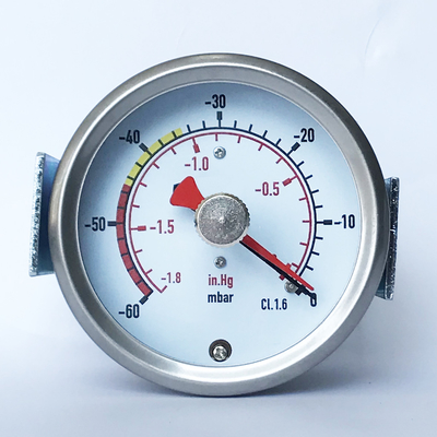 1,8 InHg indicador de presión de la cápsula de 60 mbar