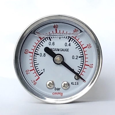 1 manómetro de la glicerina del indicador de presión del vacío de la barra 40m m 76 CmHg