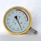 Indicador de presión amarillo de la barra del manómetro 6 de la prueba del indicador de presión de la precisión SUS304 150m m