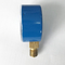 indicador de presión para uso general mojado de cobre amarillo pintado azul de las piezas del caso 25 de 50m m del MPa del manómetro de acero del oxígeno