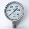 EN837-3 indicador de presión de la cápsula de 500 mbar 100m m todo el indicador de presión de acero inoxidable