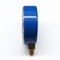 indicador de presión azul de la refrigeración de 80m m manómetro de cobre amarillo del aire acondicionado de la conexión de 200 PSI