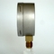 manómetro de cobre amarillo inoxidable de Internals de la barra del indicador de presión del caso de acero de 100m m 8
