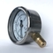 La parte radial de cobre amarillo 2,5 avanza lentamente 5000 el indicador llenado líquido de la presión del aceite del indicador de presión de la PSI 63m m