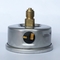 304SS ensanchó aceite axial del soporte del indicador de presión - caja de acero inoxidable llenada del indicador de presión